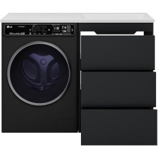 Напольная тумба под раковину Brevita Grafit 120 R УТ000015422 Графит матовый